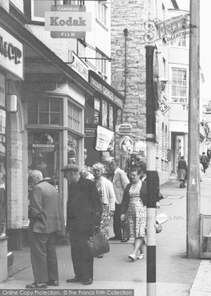Photo of Lyme Regis, Broad Street, Window Shoppers c.1965