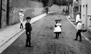 Children In Silver Street 1906, Lyme Regis