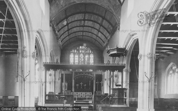 Photo of Lyme Regis, Church Interior 1890