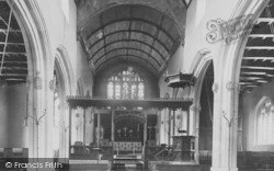 Church Interior 1890, Lyme Regis