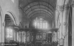 Church Interior 1900, Lyme Regis