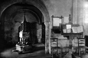 Church Interior 1900, Lyme Regis
