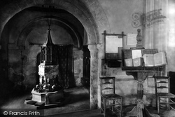 Church Interior 1900, Lyme Regis