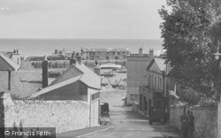 Cobb Road And Harbour c.1955, Lyme Regis