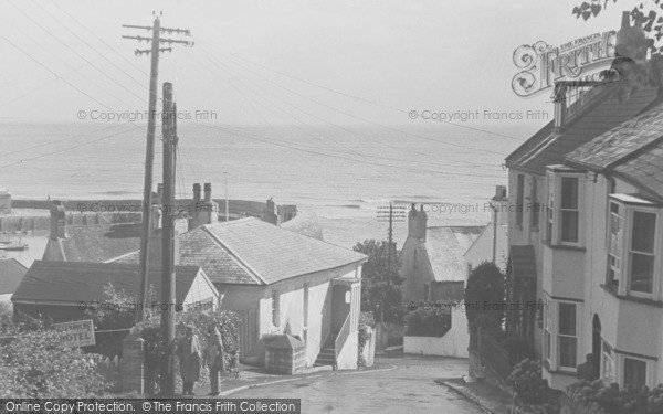 Photo of Lyme Regis, Cobb Road c.1955