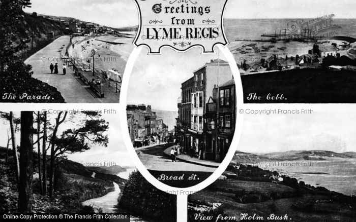Photo of Lyme Regis, Composite c.1900