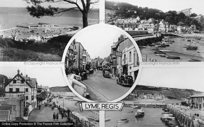 Photo of Lyme Regis, Composite c.1930