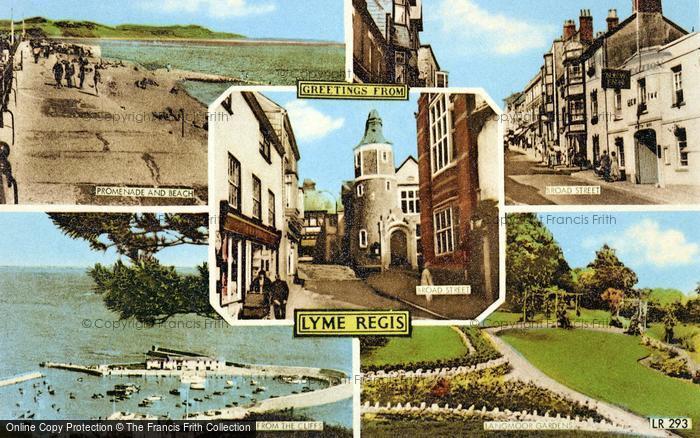 Photo of Lyme Regis, Composite c.1960