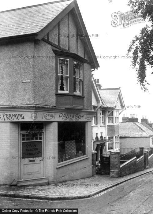 Photo of Lyme Regis, Framing Shop In Silver Street 1912