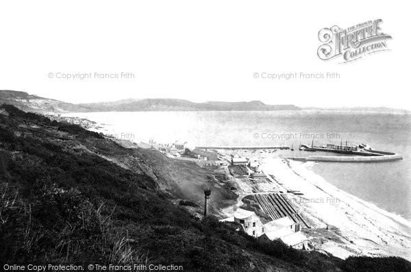 Photo of Lyme Regis, From West 1890