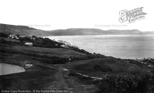 Photo of Lyme Regis, From West 1890