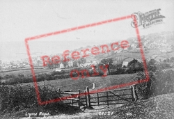 General View c.1898, Lyme Regis