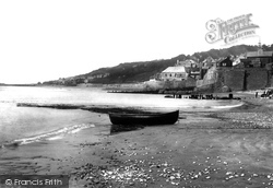 Gun Cliff And Cobb Gate From Back Beach 1890, Lyme Regis