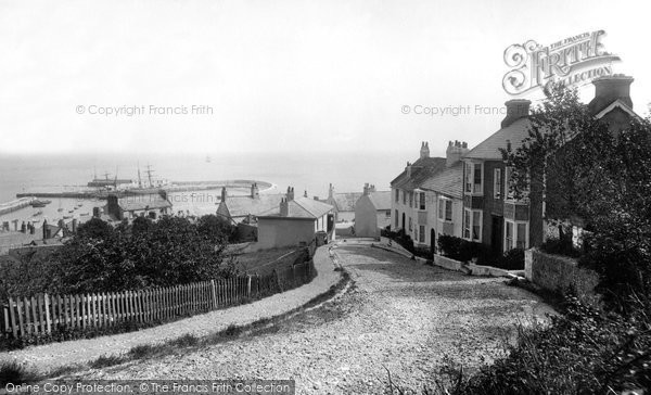 Photo of Lyme Regis, Harbour 1890