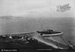 Harbour From Holm Bush c.1891, Lyme Regis