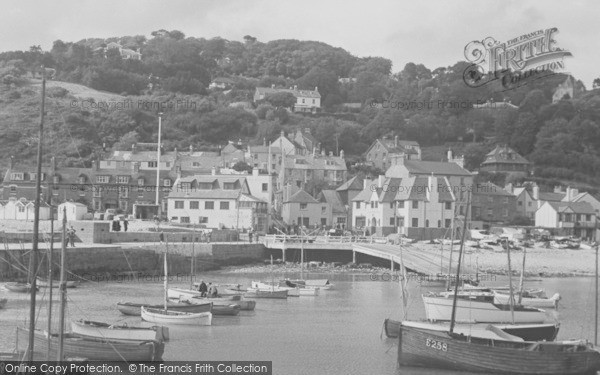 Photo of Lyme Regis, In The Harbour c.1955