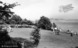 Langmoor Gardens And Putting Green c.1955, Lyme Regis