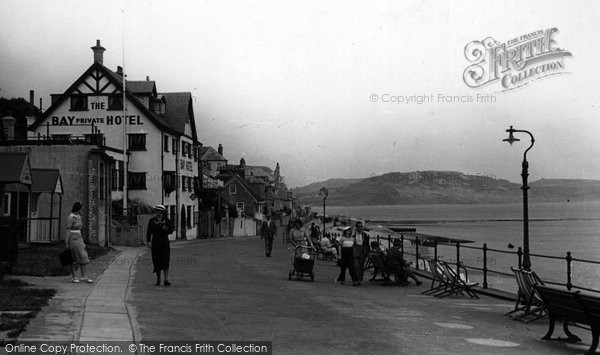 Photo of Lyme Regis, Marine Parade c.1950