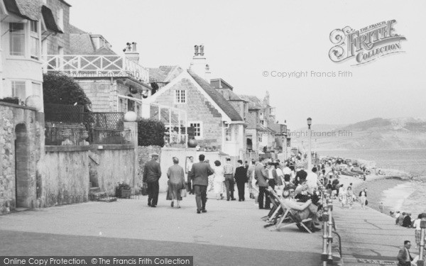 Photo of Lyme Regis, Marine Parade c.1955