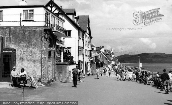 Photo of Lyme Regis, Marine Parade c1955