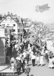 Marine Parade, People c.1955, Lyme Regis