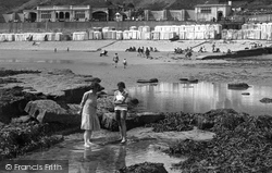 On The Beach At Low Tide 1930, Lyme Regis