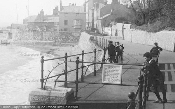 Photo of Lyme Regis, Parade c.1890