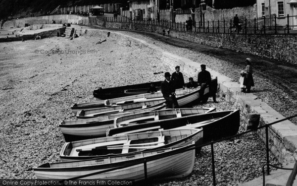 Photo of Lyme Regis, People And Boats 1907
