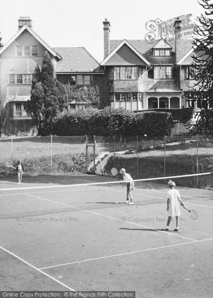 Photo of Lyme Regis, St Albans, A Game Of Tennis c.1955