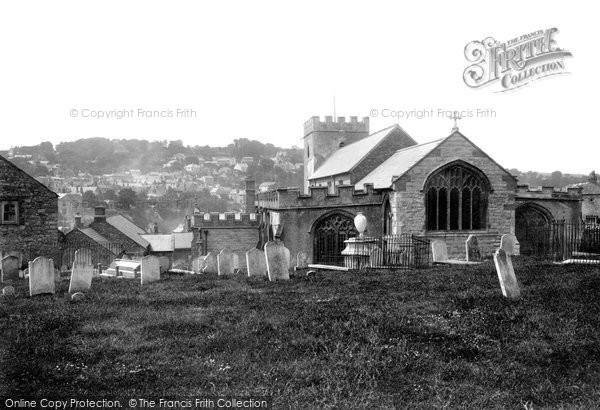Photo of Lyme Regis, St Michael's Church And Town 1890