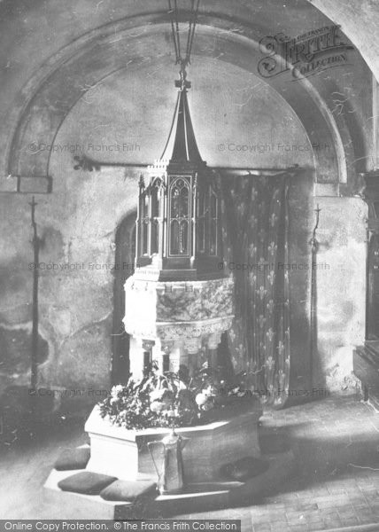 Photo of Lyme Regis, St Michael's Church, Font 1900
