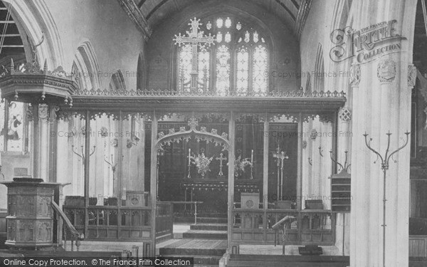 Photo of Lyme Regis, St Michael's Church Interior c.1890