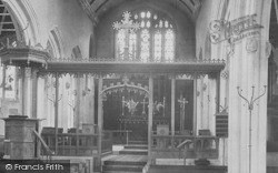 St Michael's Church Interior c.1890, Lyme Regis