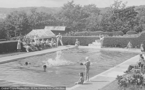 Photo of Lyme Regis, Swimming Pool, St Albans c.1955