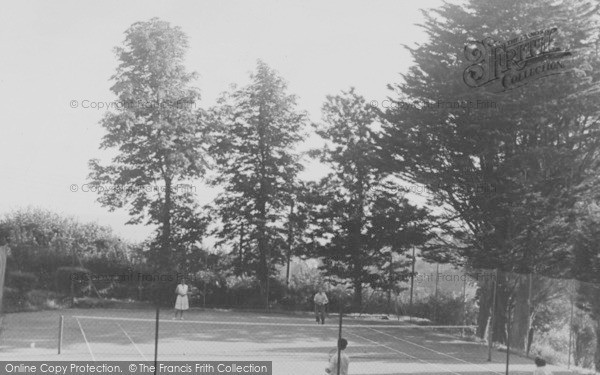 Photo of Lyme Regis, Tennis Court, St Albans c.1955