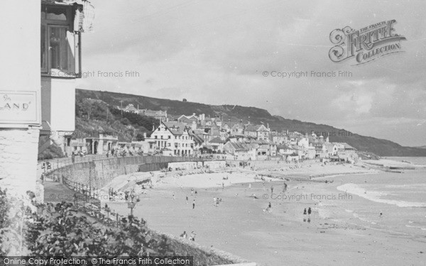 Photo of Lyme Regis, The Beach And Promenade c.1955