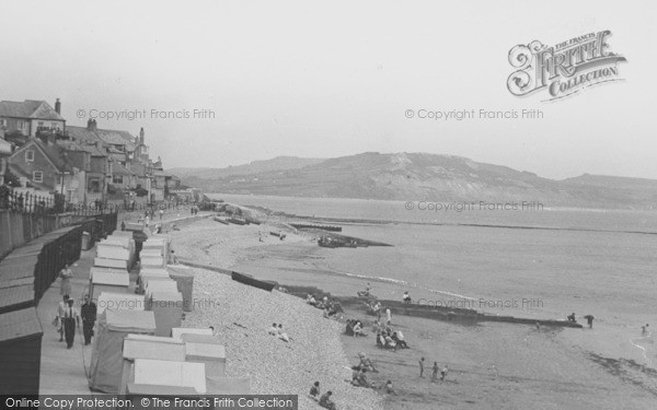 Photo of Lyme Regis, The Beach c.1939