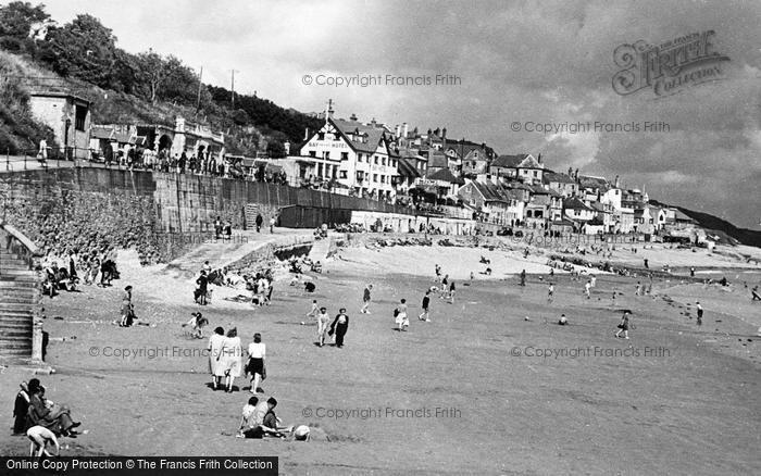 Photo of Lyme Regis, The Beach c.1955