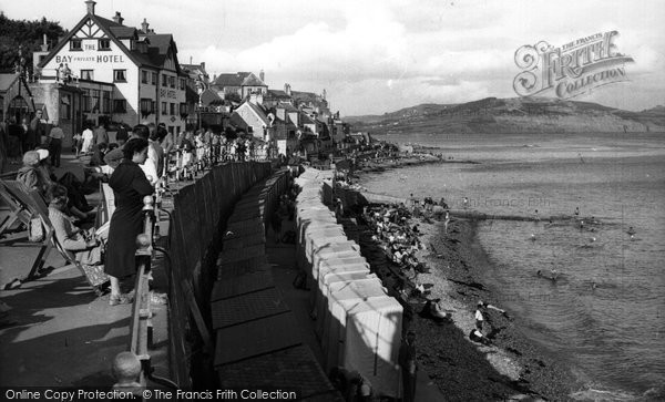 Photo of Lyme Regis, The Beach c.1955