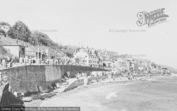 Photo of Lyme Regis, The Beach c.1955