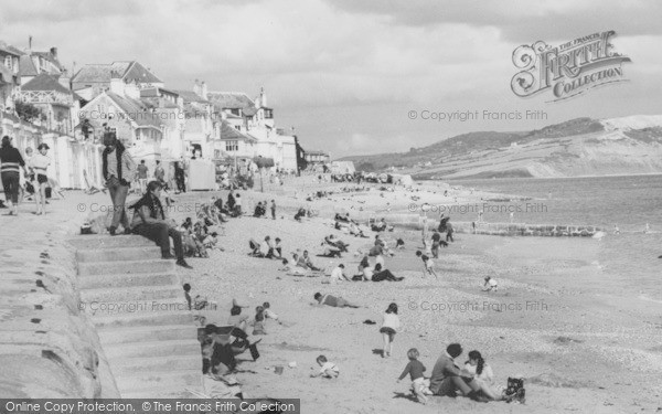 Photo of Lyme Regis, The Beach c.1965