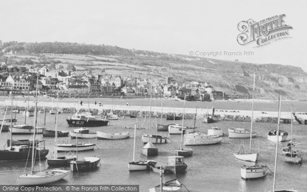 Photo of Lyme Regis, The Cobb c.1955