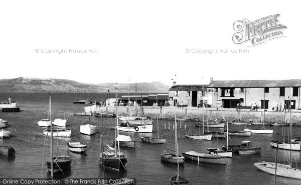Photo of Lyme Regis, The Cobb c.1955