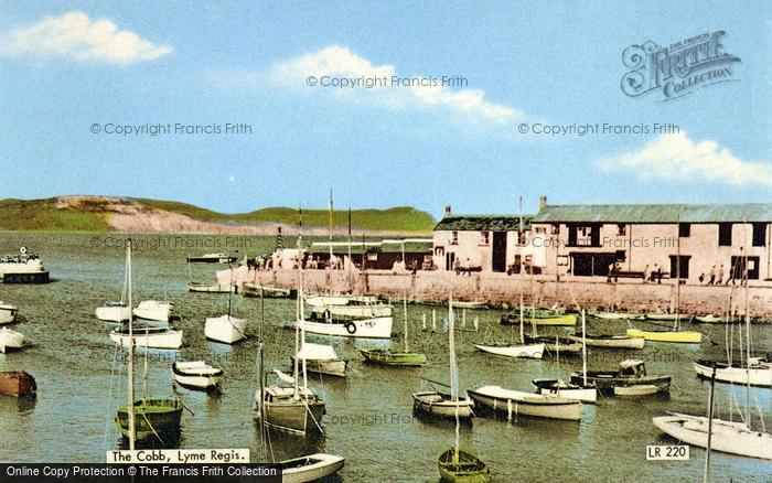 Photo of Lyme Regis, The Cobb c.1955
