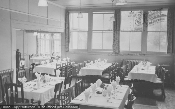 Photo of Lyme Regis, The Dining Room, St Albans c.1955
