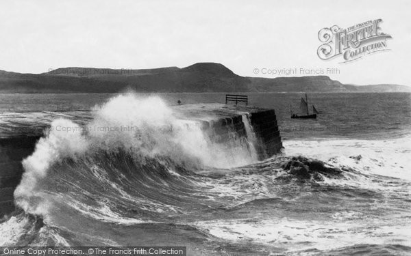 Photo of Lyme Regis, The End Of The Cobb c.1910