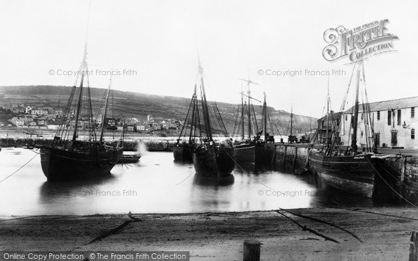 Lyme Regis, The Harbour 1892