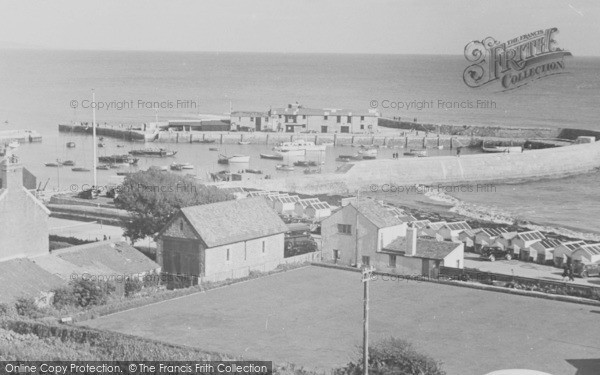 Photo of Lyme Regis, The Harbour And Bowling Green c.1955