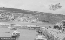The Harbour And Town c.1955, Lyme Regis