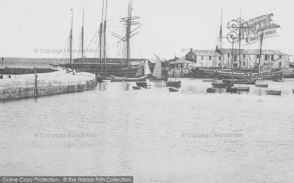 Photo of Lyme Regis, The Harbour c.1890